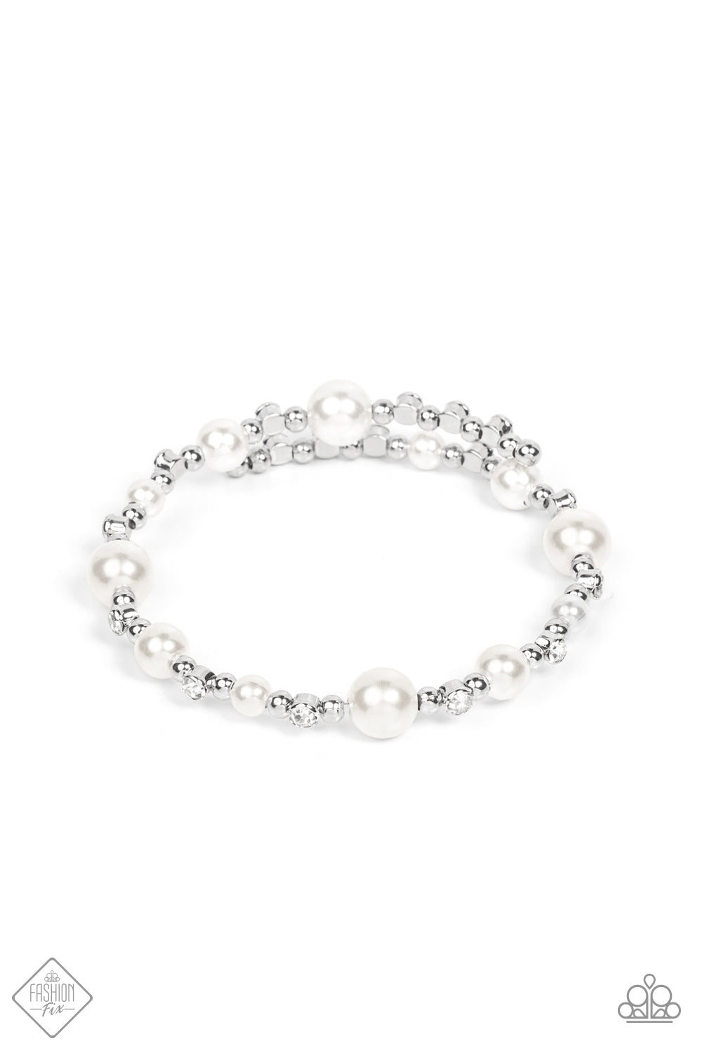 Chicly celebrity - bracelet white